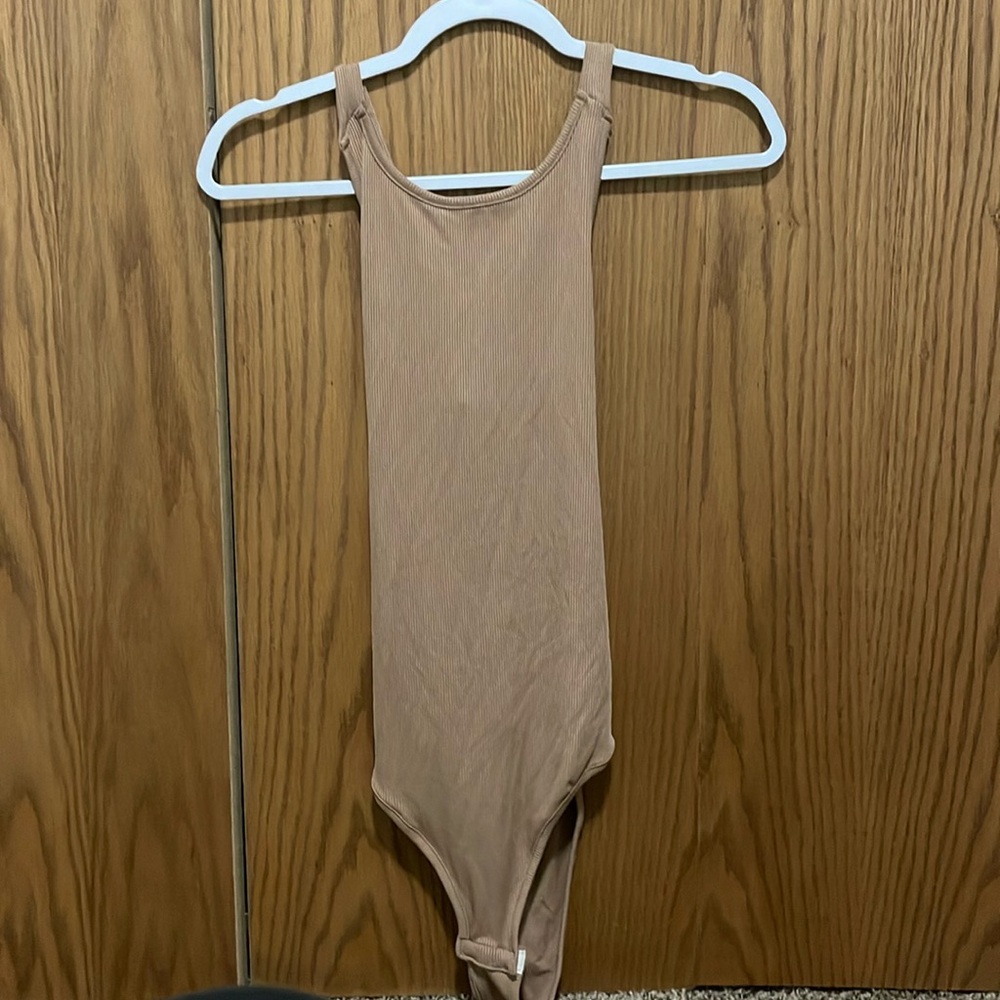 Ribbed Criss Cross Bodysuit